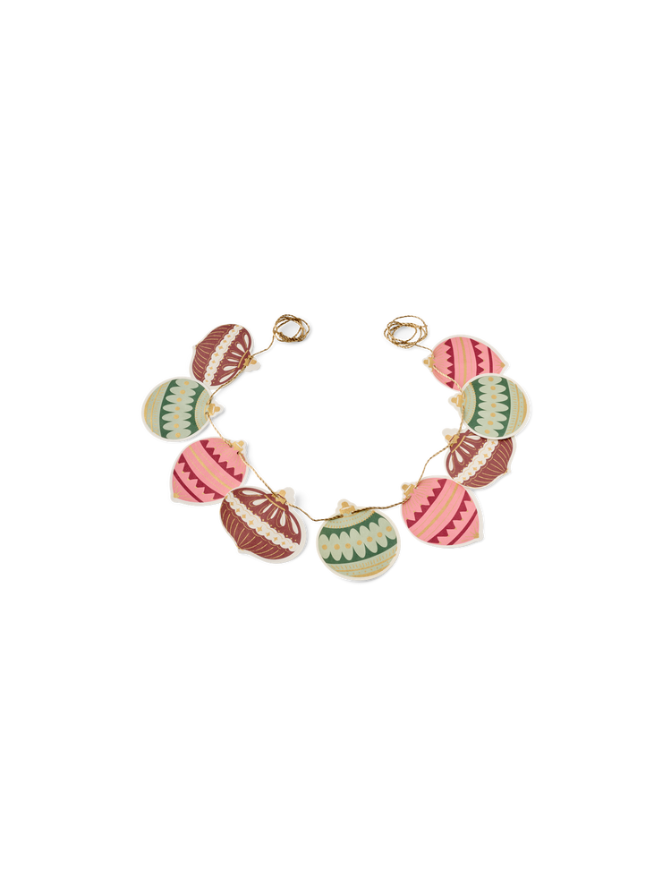 Garland with baubles