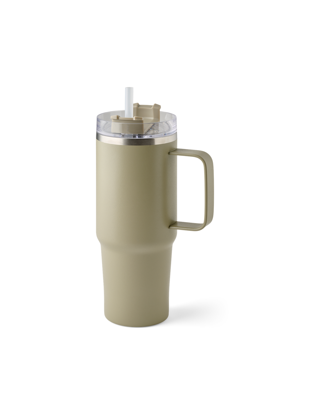 Tumbler with straw and handle 880 ml
