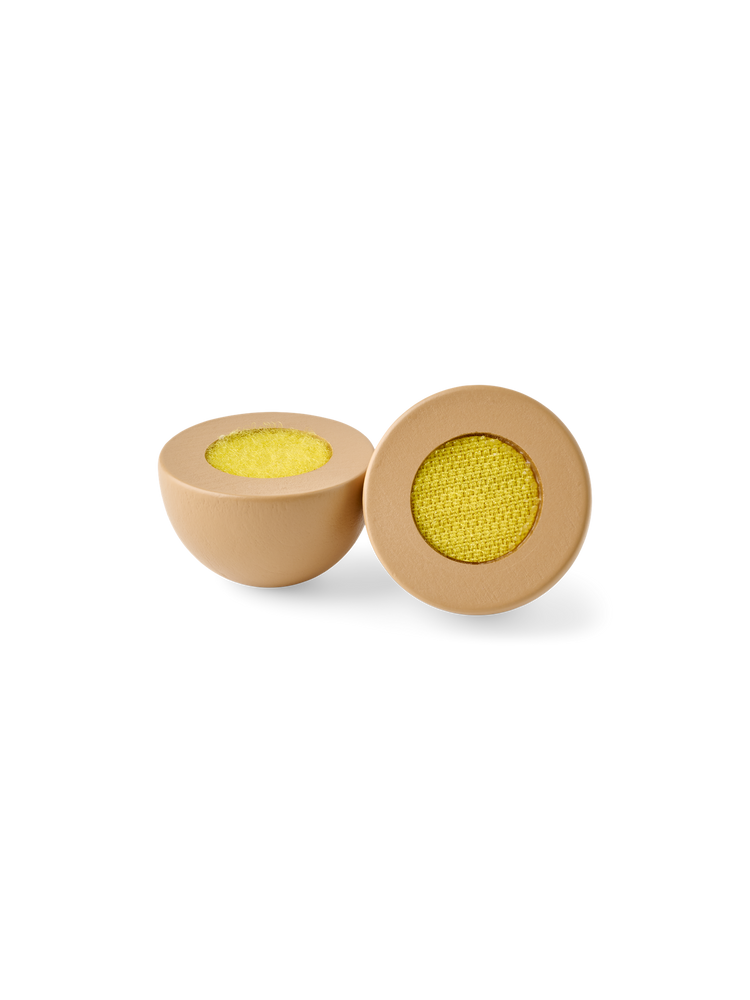 Wooden toy egg