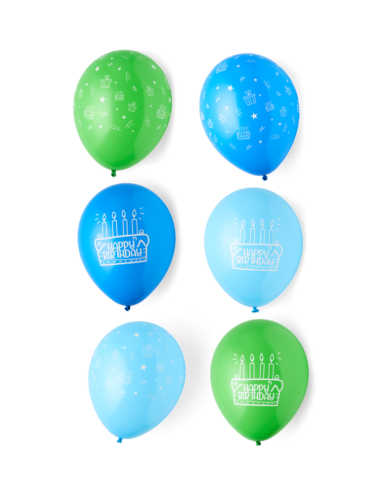 Happy Birthday balloons