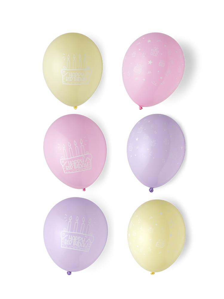 Happy Birthday balloons