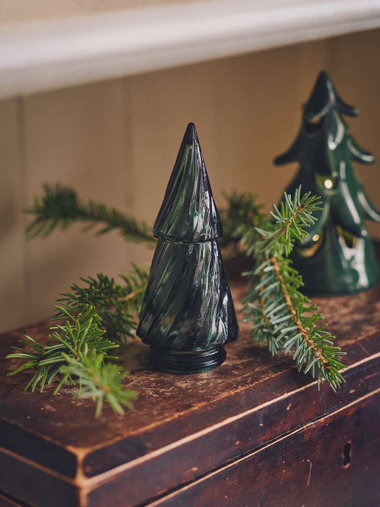Decorative glass tree