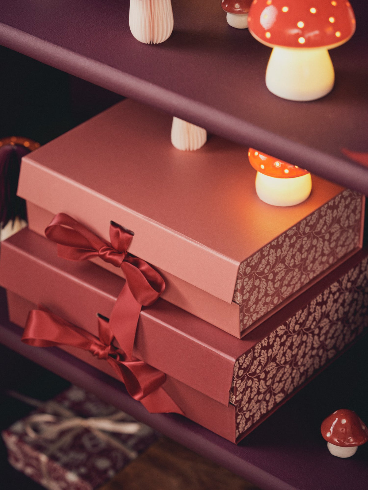 Gift box with ribbon