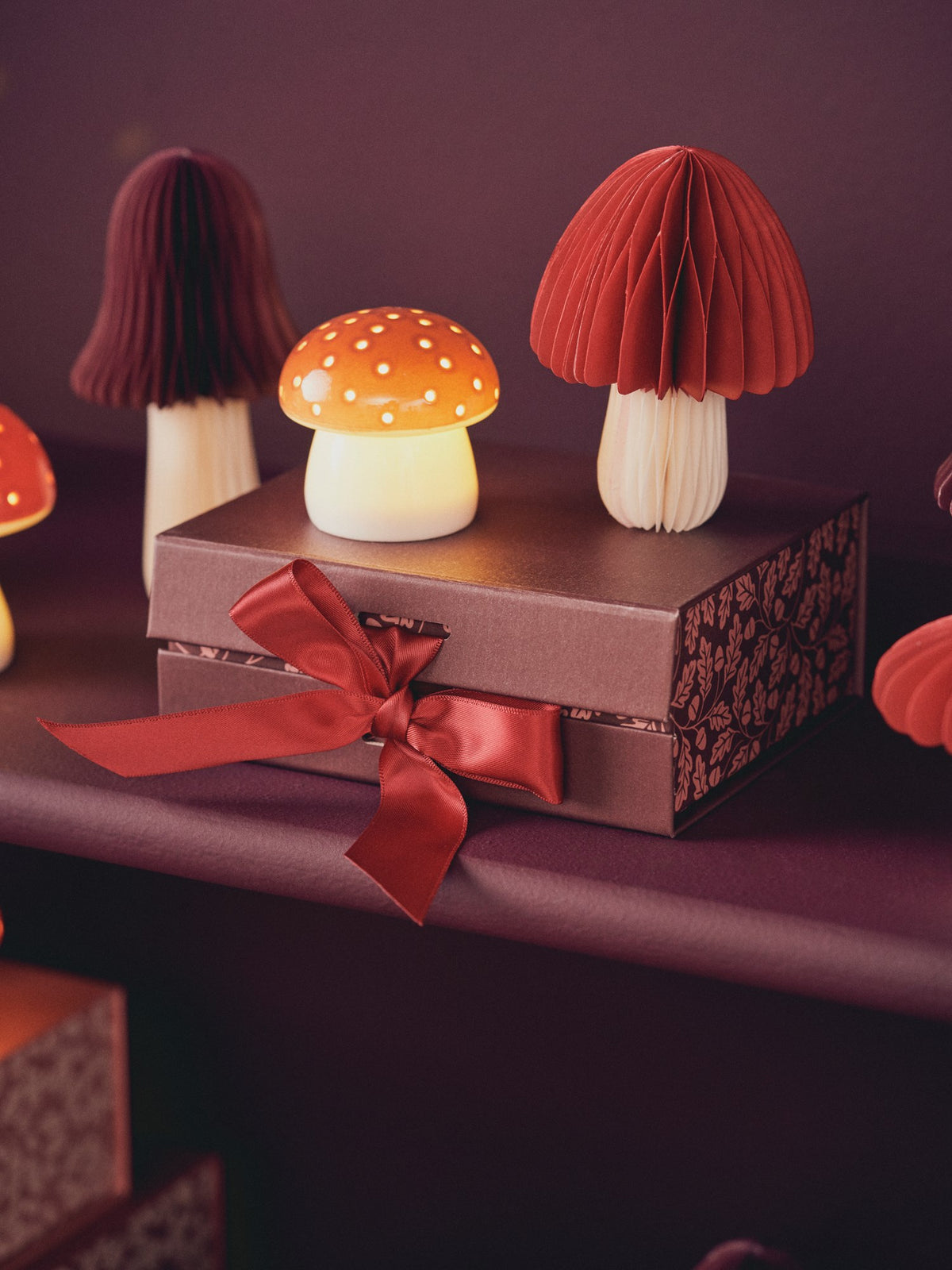 Gift box with ribbon