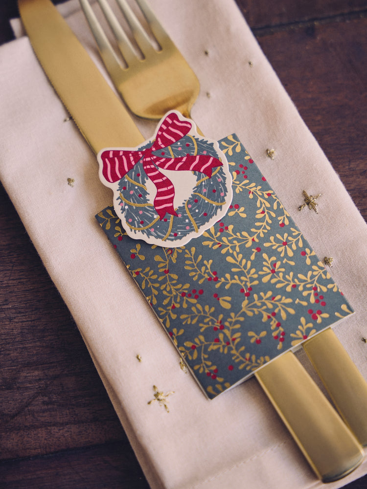Christmas cutlery holder