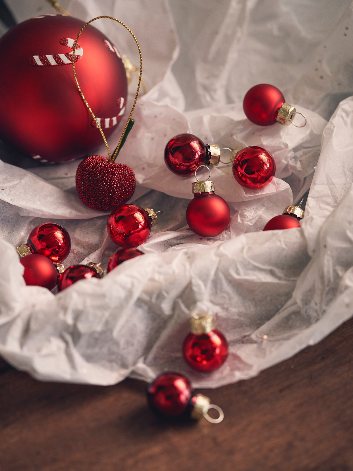 Mini Christmas baubles