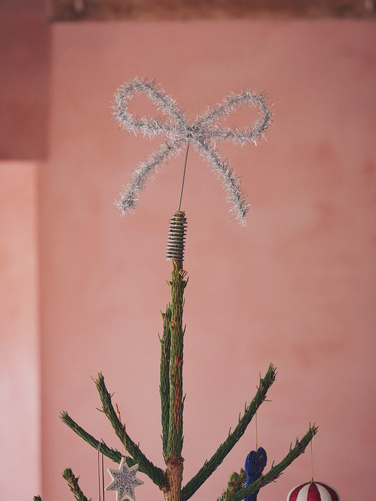 Christmas tree topper bow