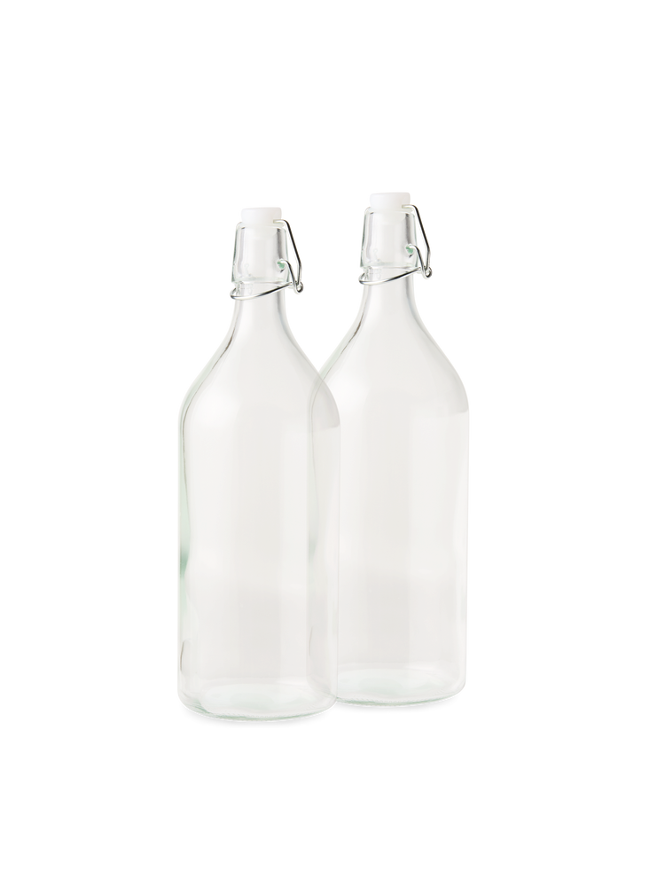 Bottles with stopper 2-pack