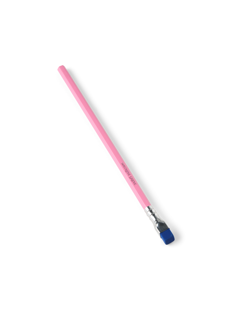 Pencil with eraser