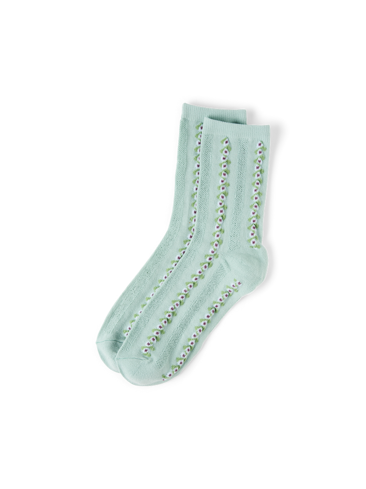 Floral socks
