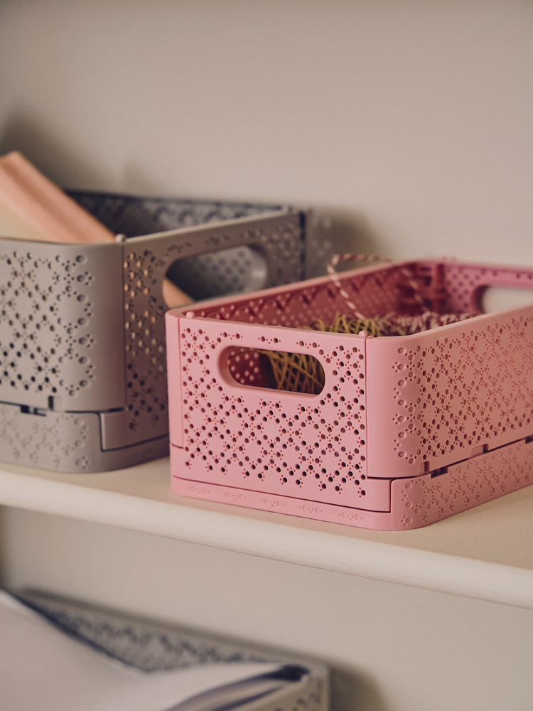 Folding crate