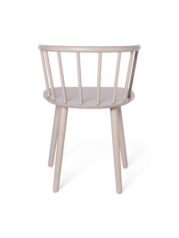 Wooden dining chair with arm rest