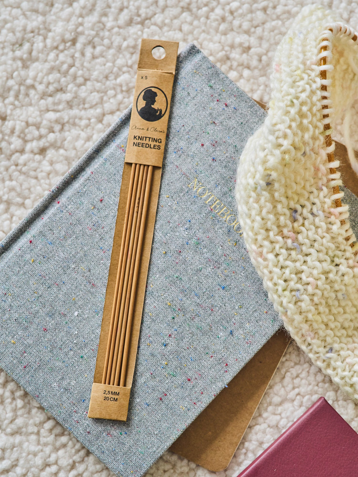 Double pointed needles 2,5 mm