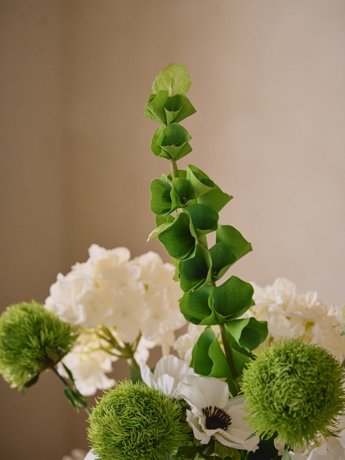 Artificial molucella flower