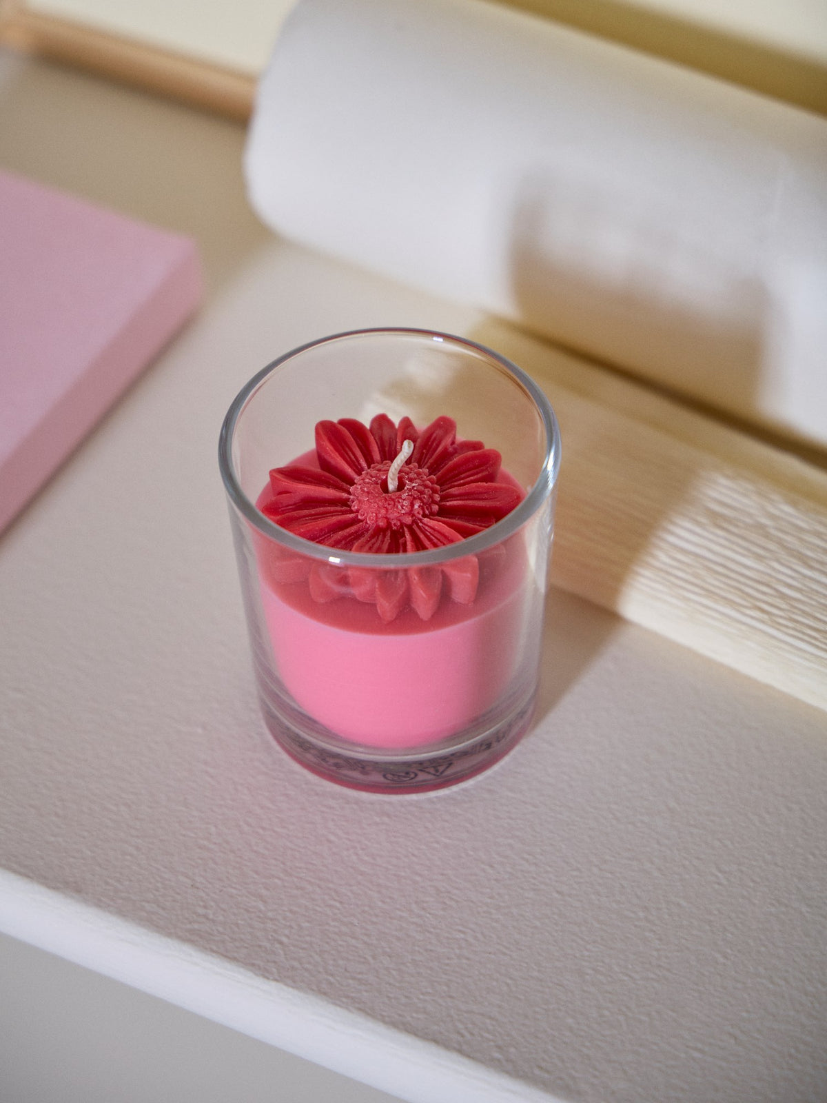 Candle in glass
