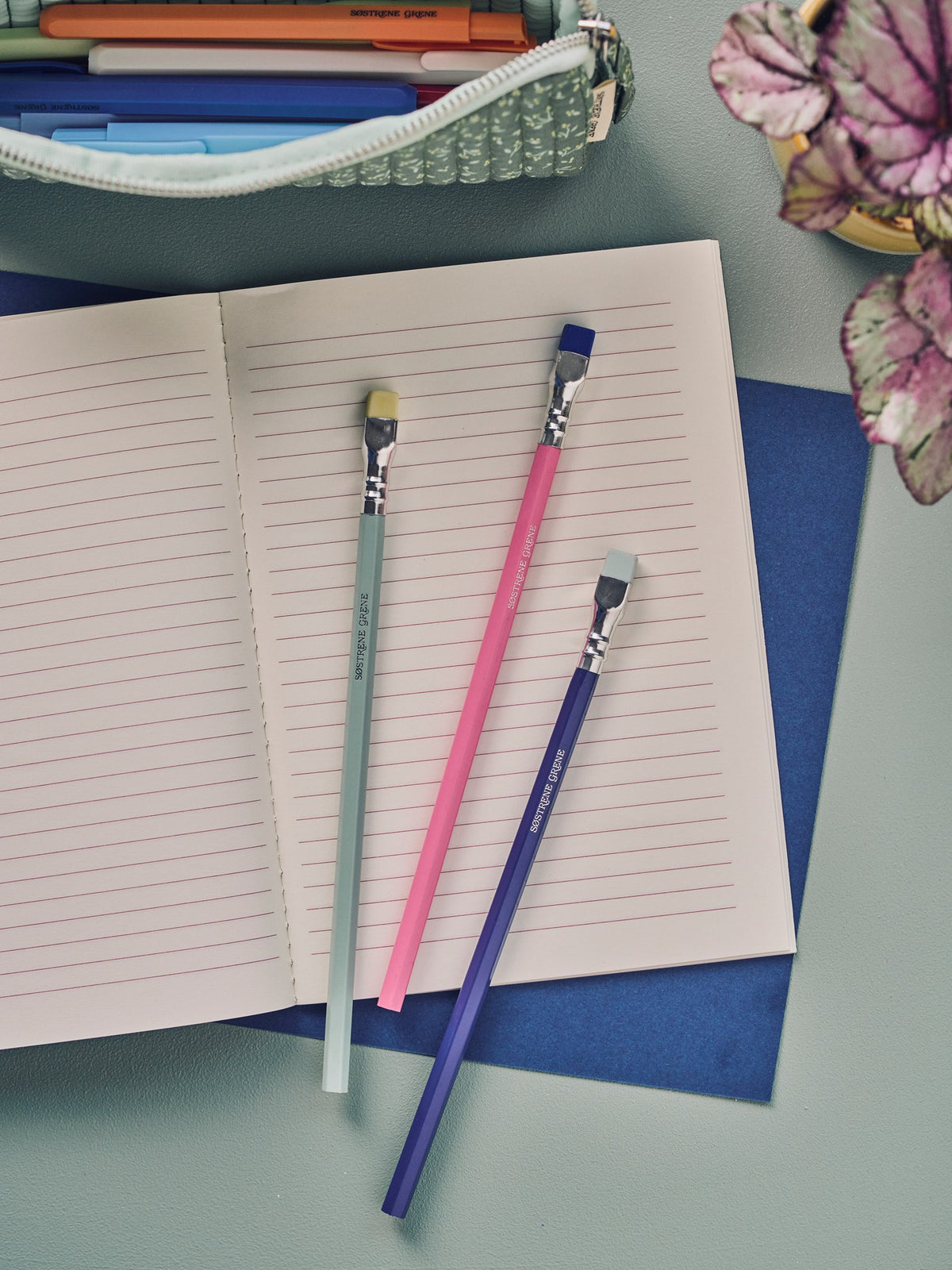 Pencil with eraser
