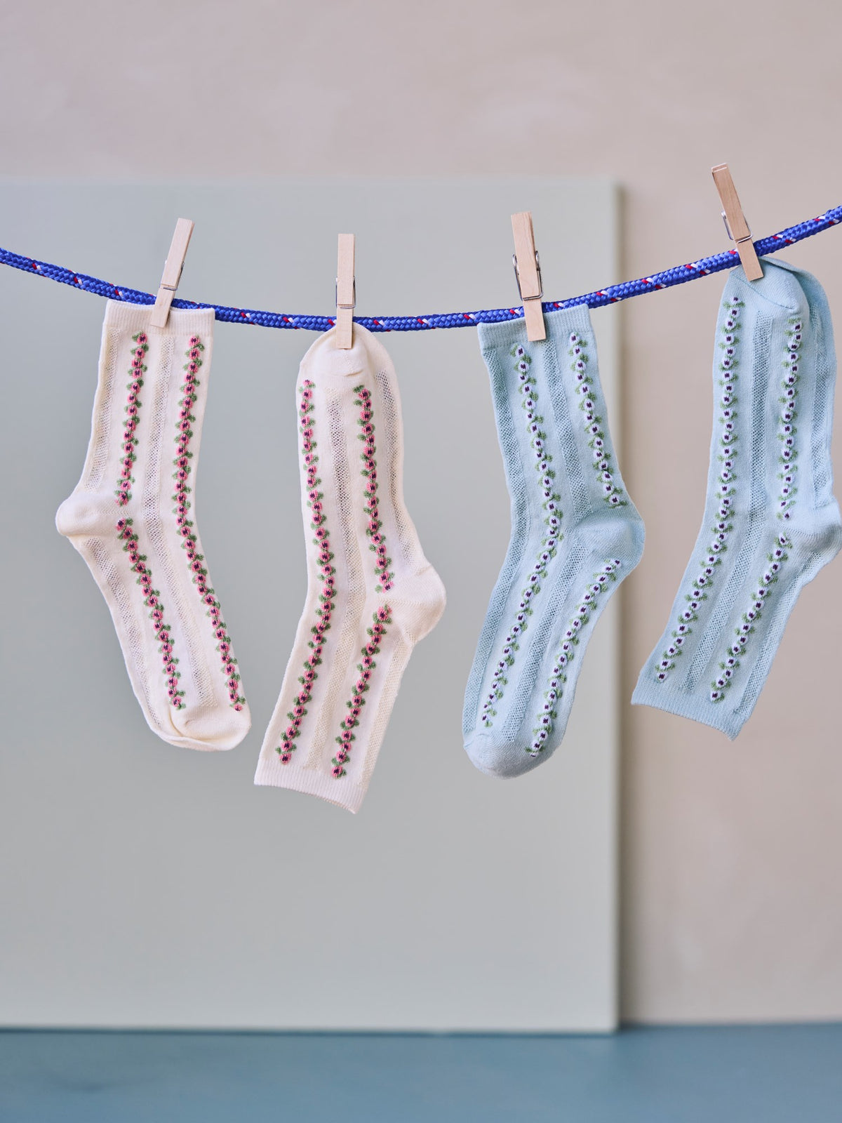 Floral socks