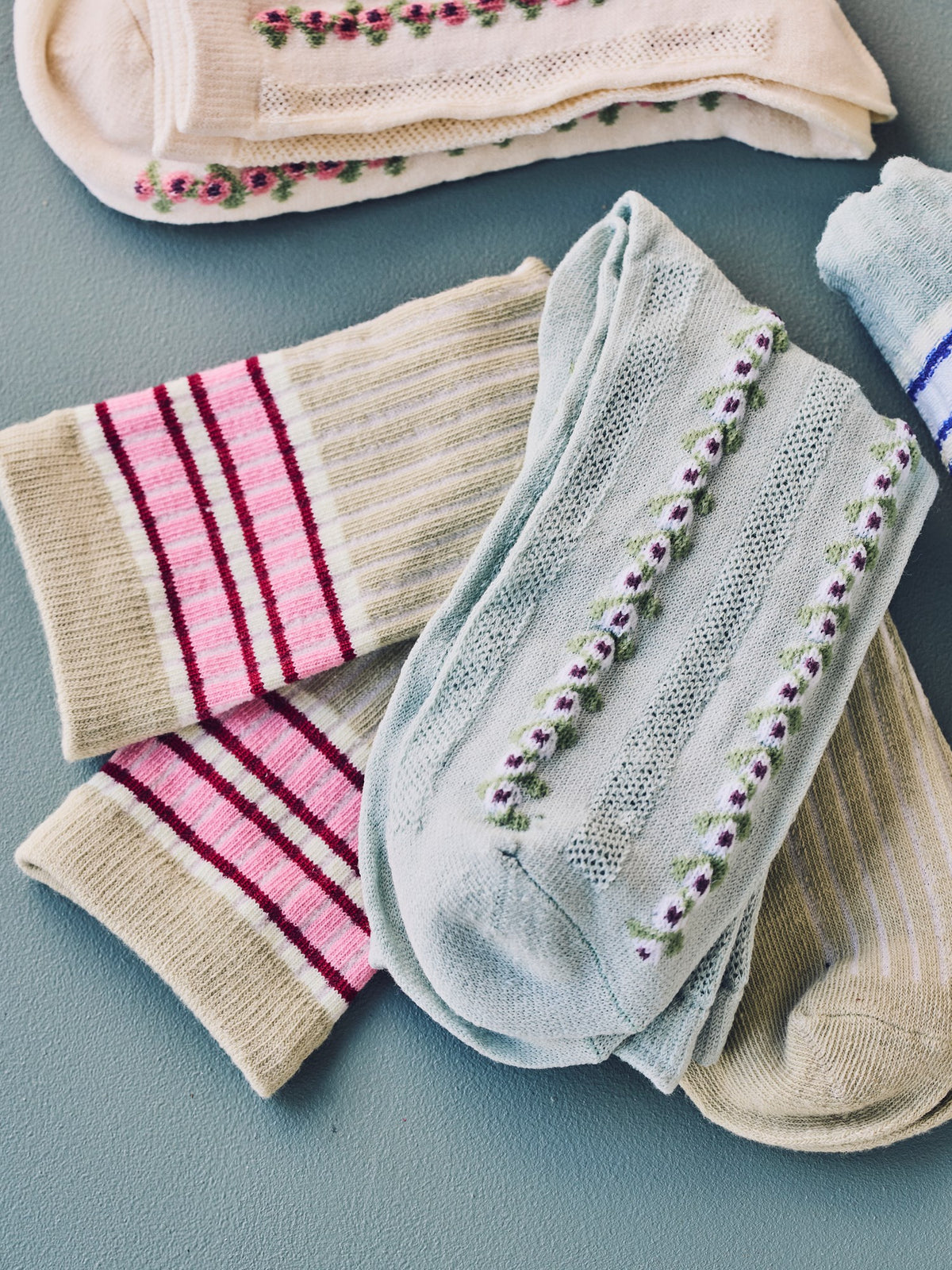 Floral socks