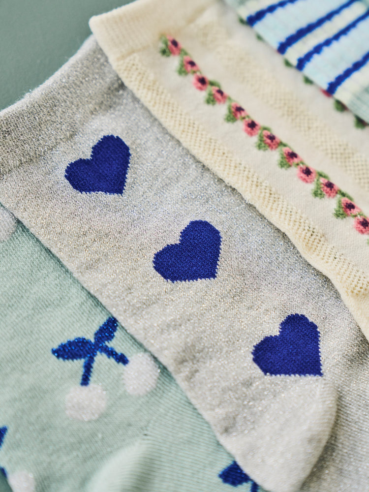 Socks with glitter