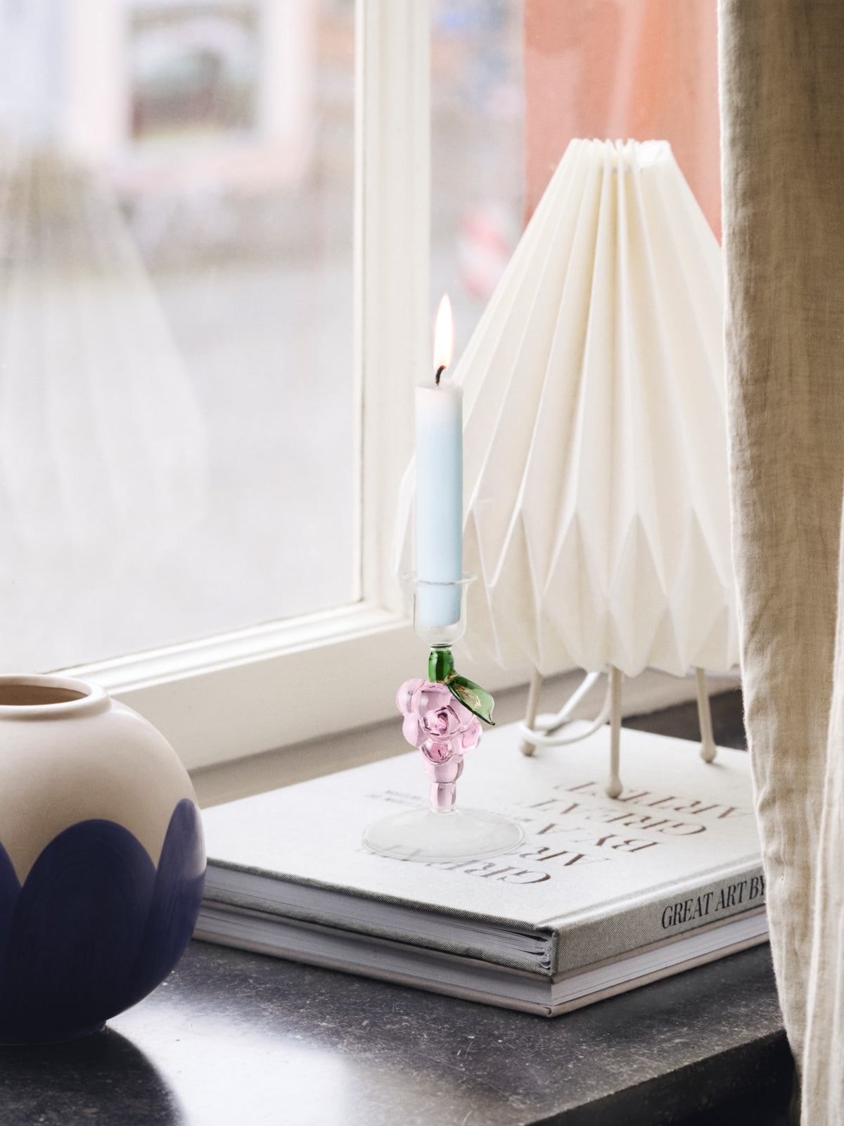 Candle holder grapes