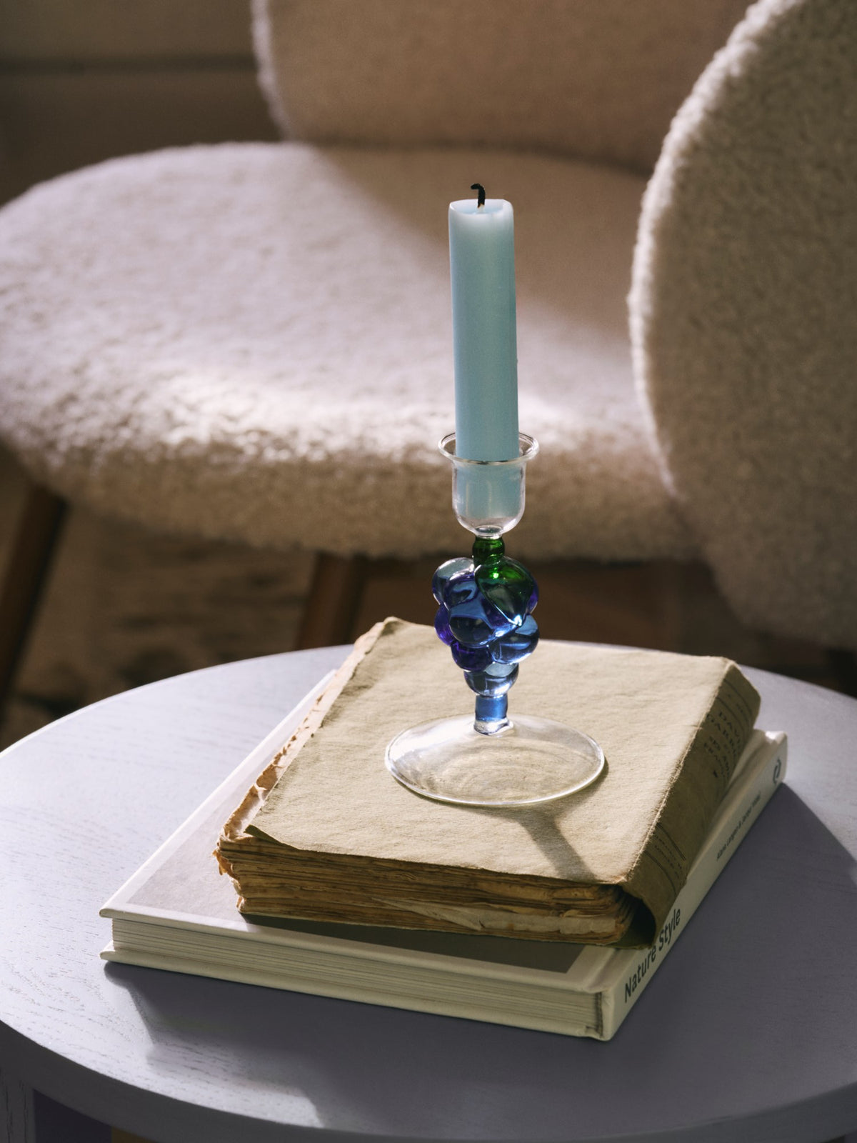 Candle holder grapes