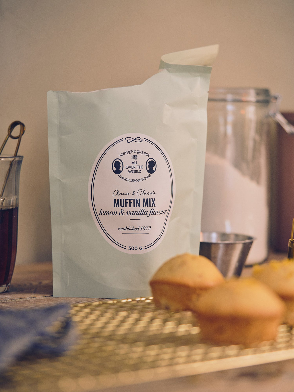 Lemon-vanilla muffin mix