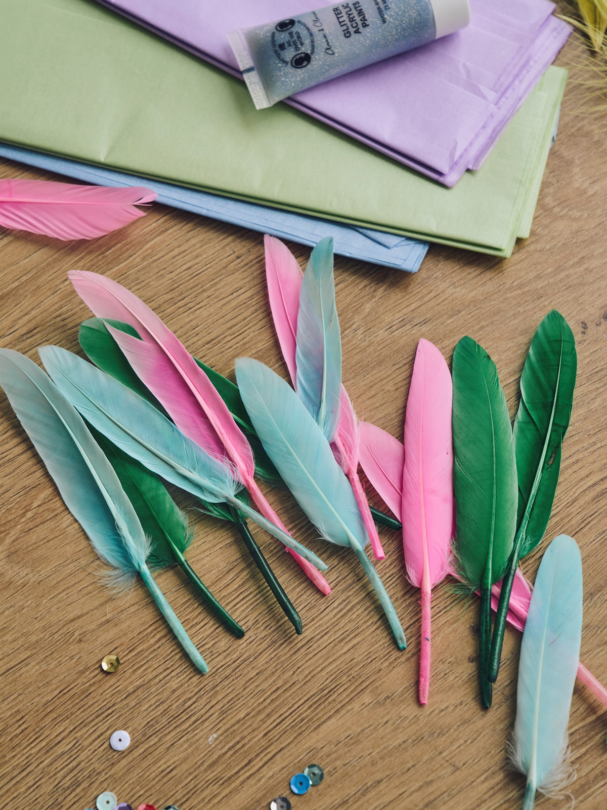 Goose feathers