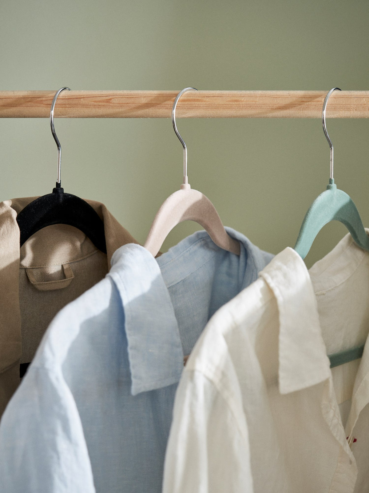 Velvet clothes hangers 5 pcs