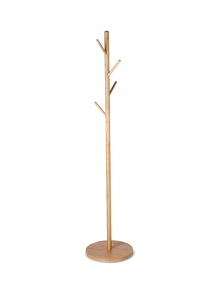Oak coat stand