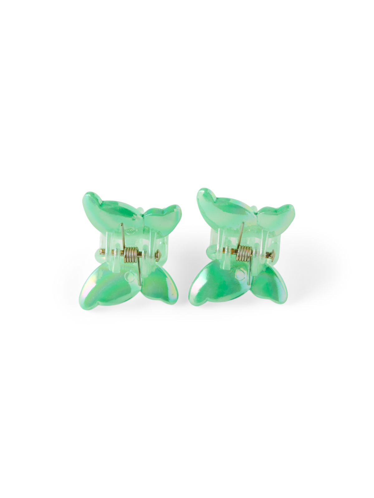 Mini butterfly hair clips