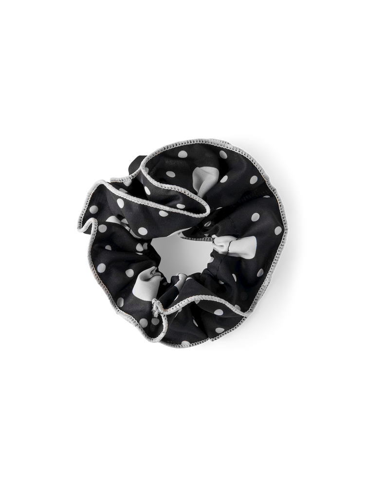 Polka dot scrunchie