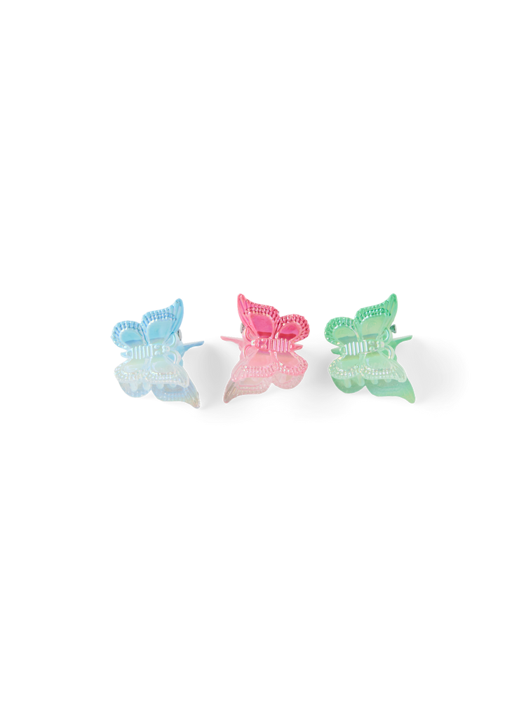 Mini butterfly hair clips