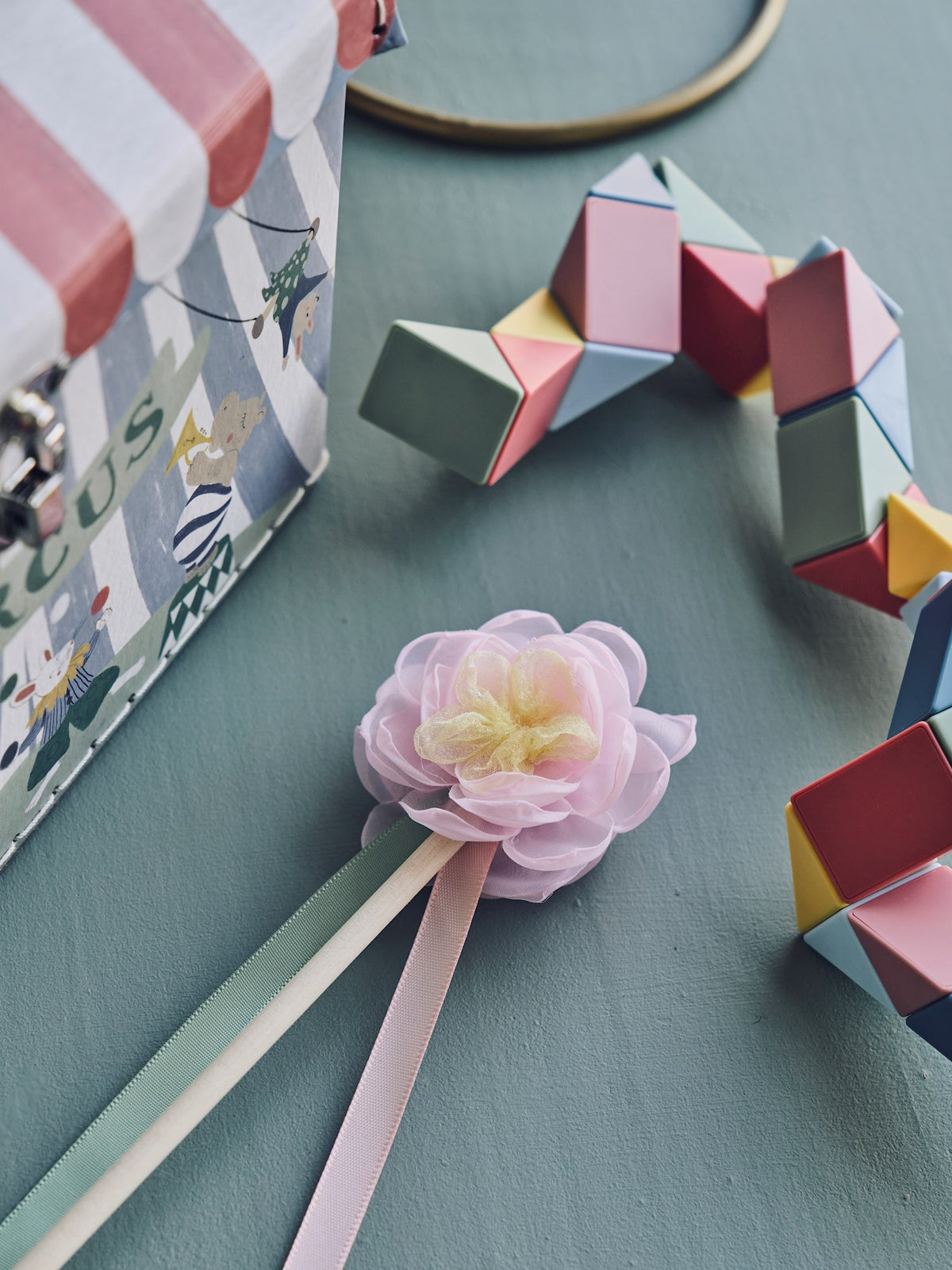 Dress-up wand flower