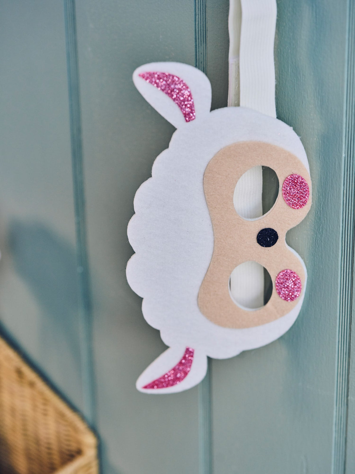 Dress-up sheep mask