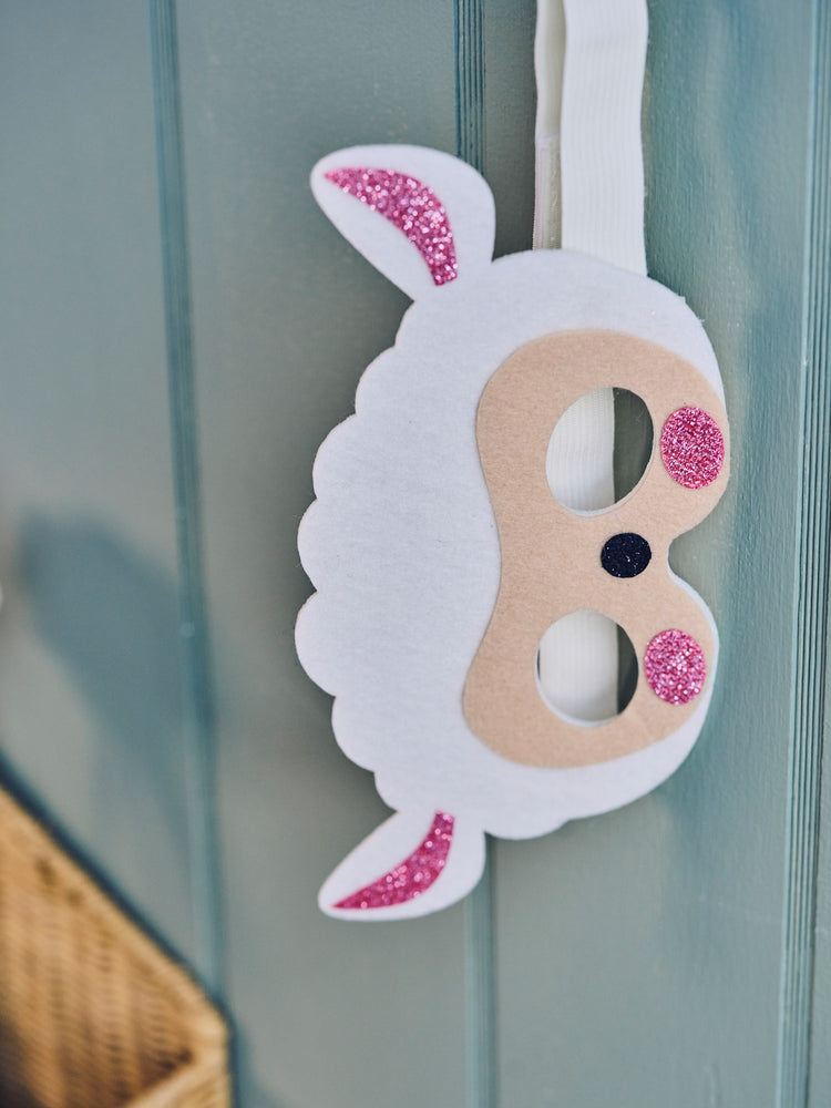Dress-up sheep mask