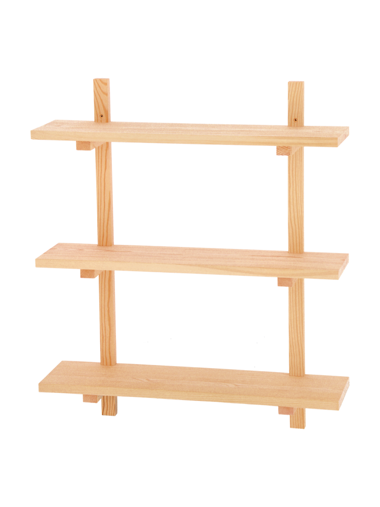 Pine wall shelf