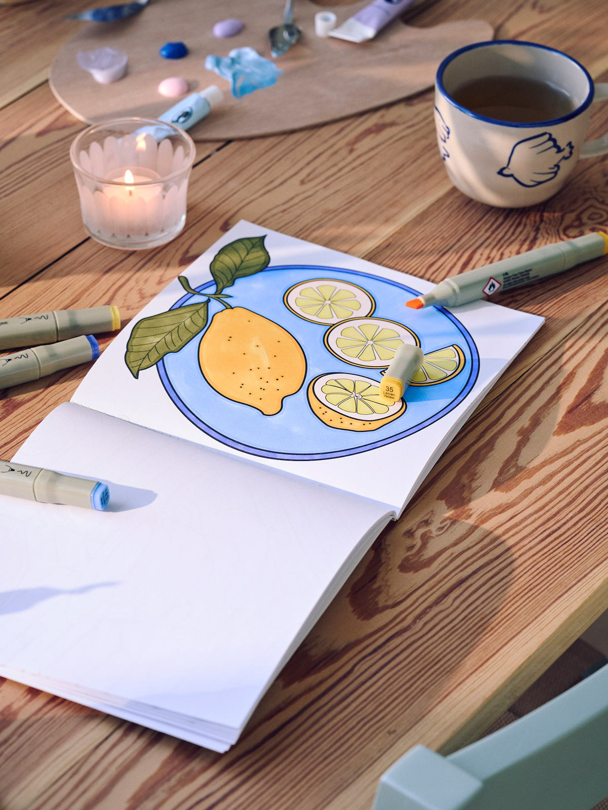 Cosy Colouring book