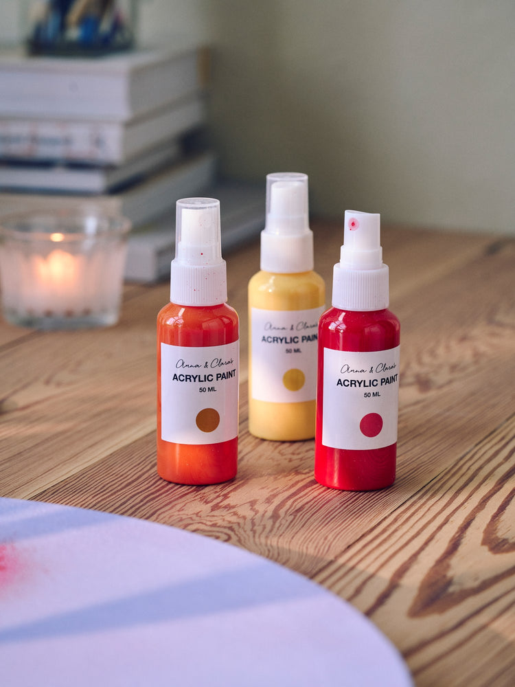 Acrylic spray paints