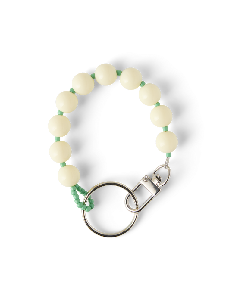 Keychain with beads