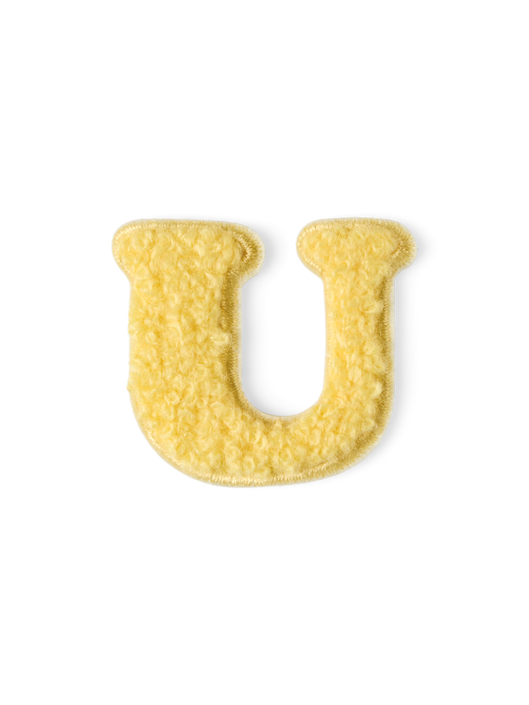 Iron-on letter patch