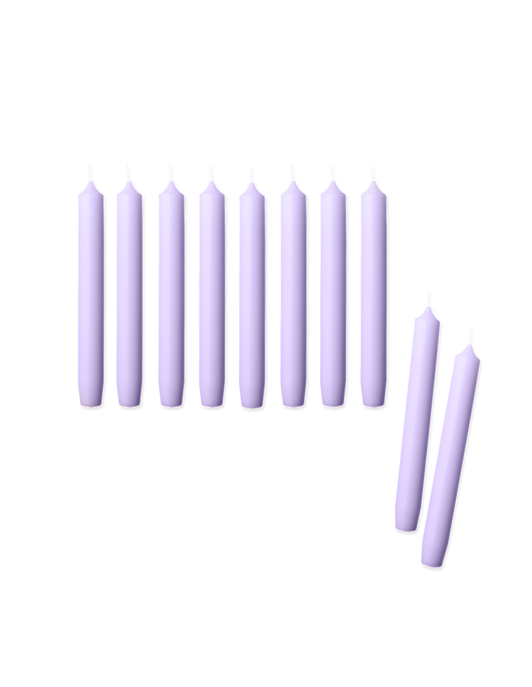 Taper candles 19 cm 10 pcs