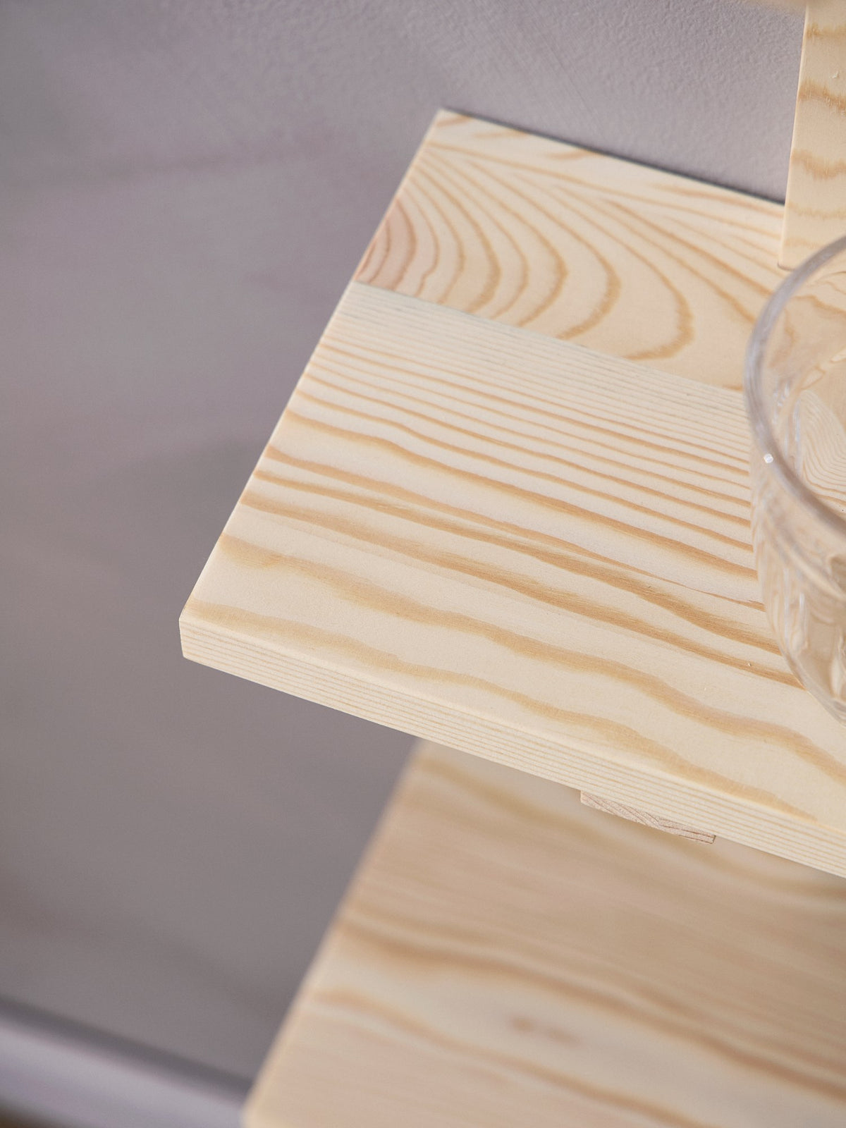 Pine wall shelf