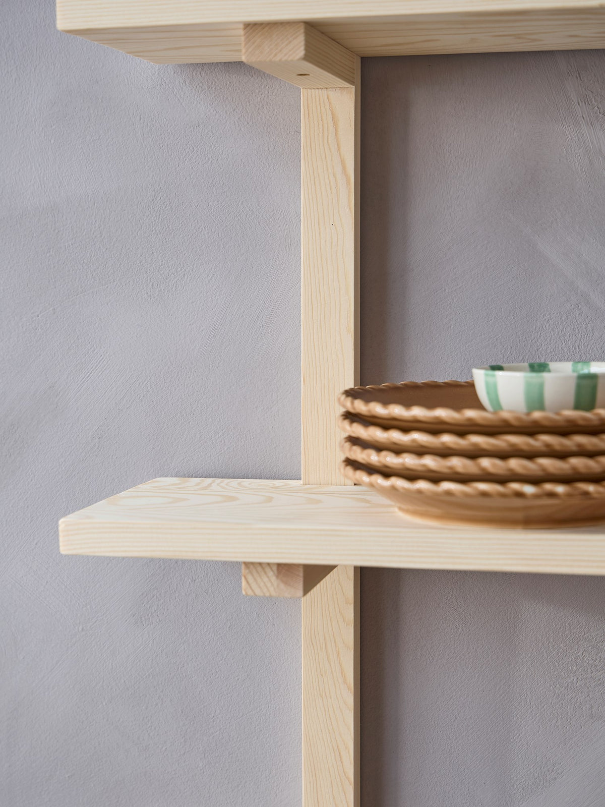 Pine wall shelf
