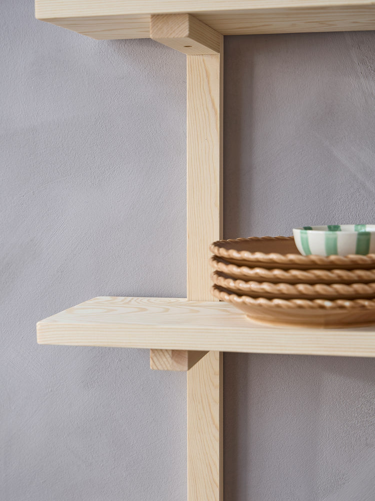 Pine wall shelf