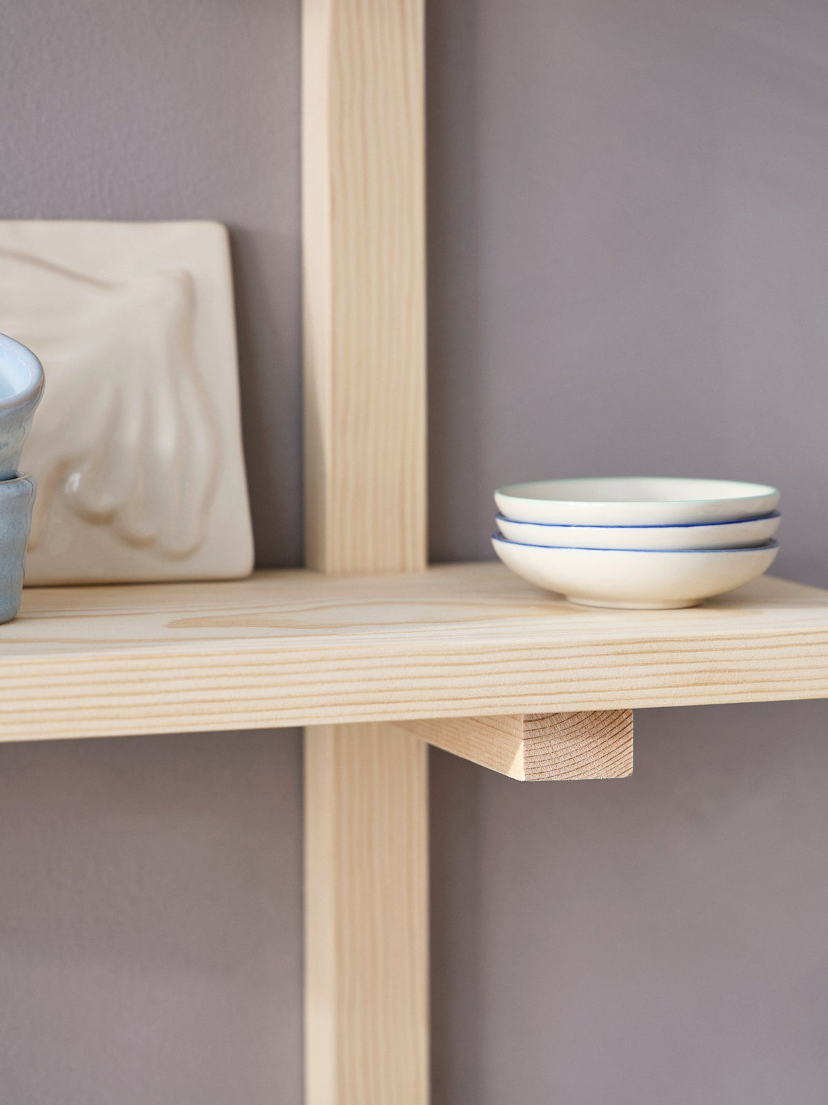 Pine wall shelf