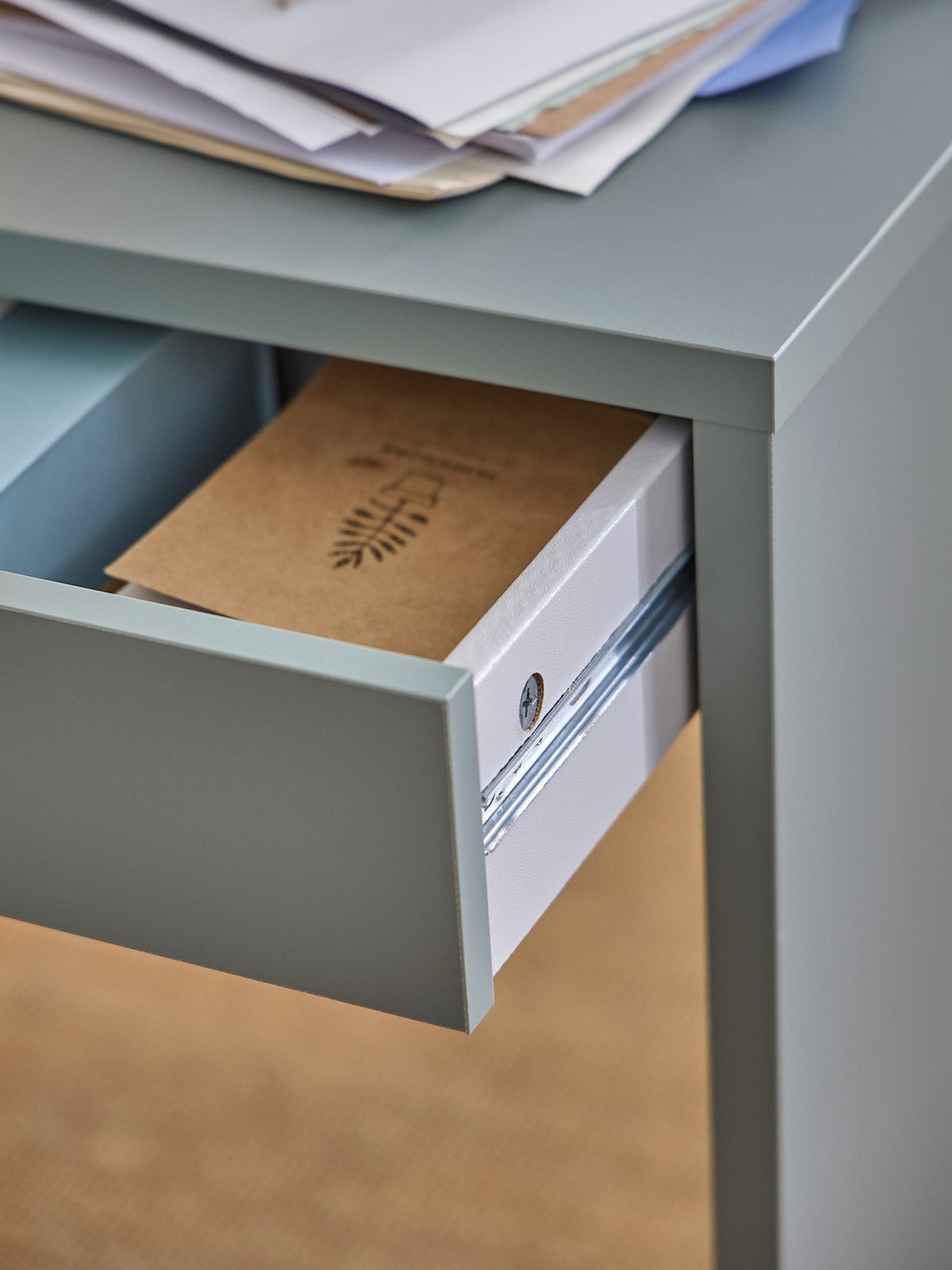 Desk with drawers