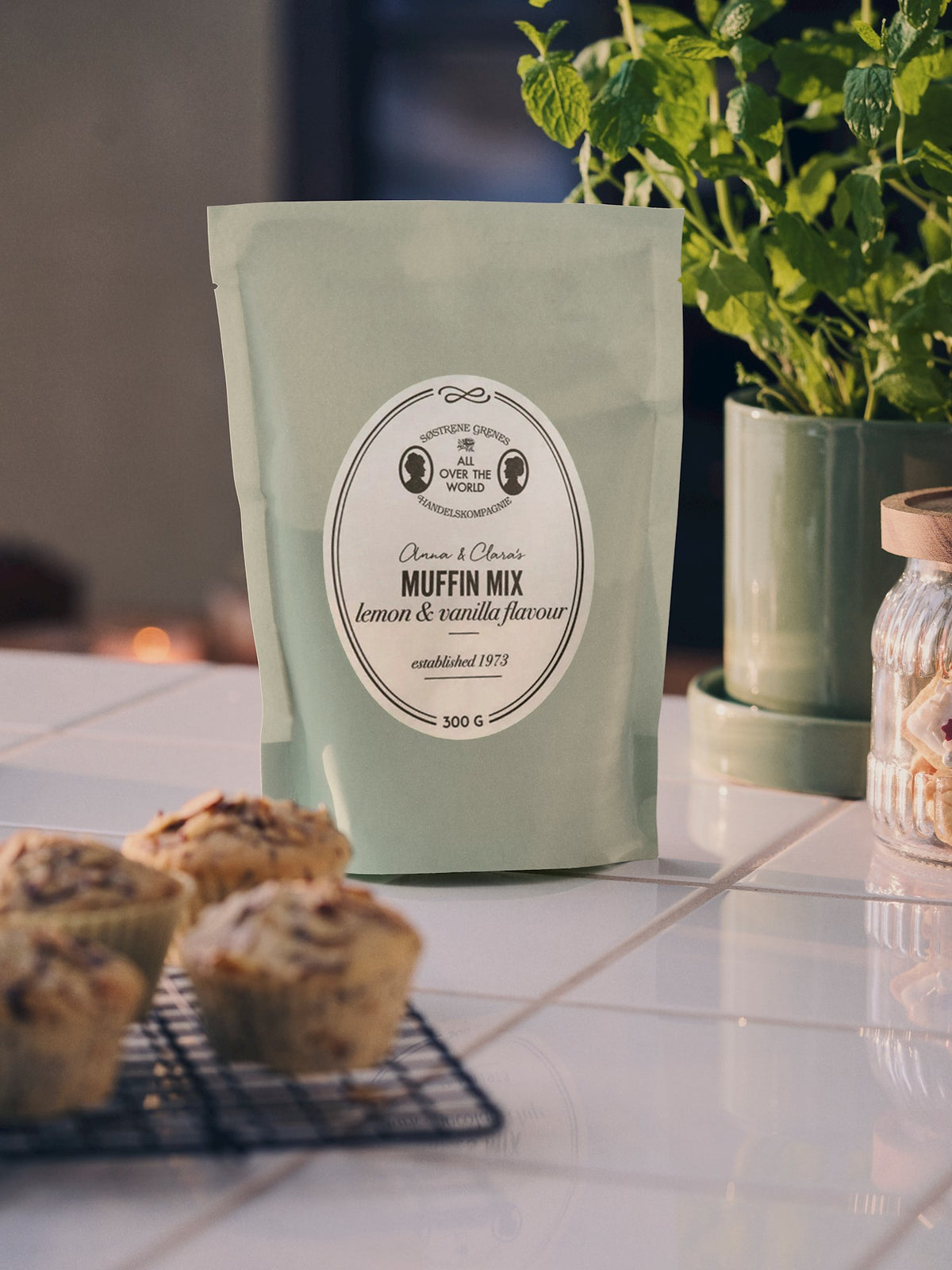 Lemon-vanilla muffin mix