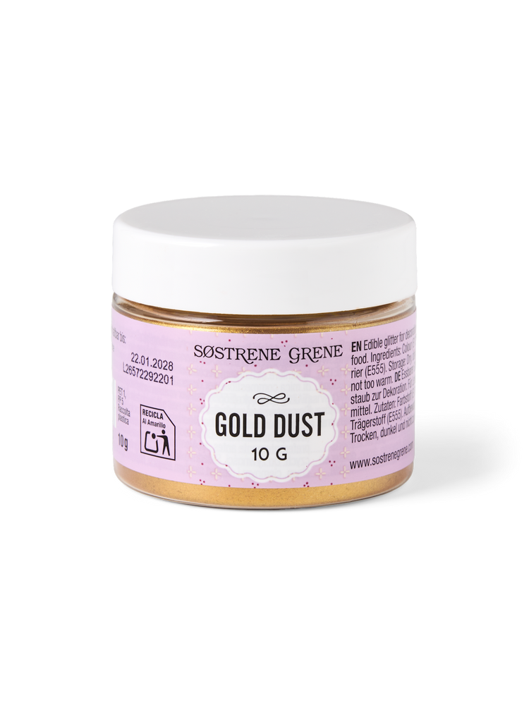 Edible gold glitter