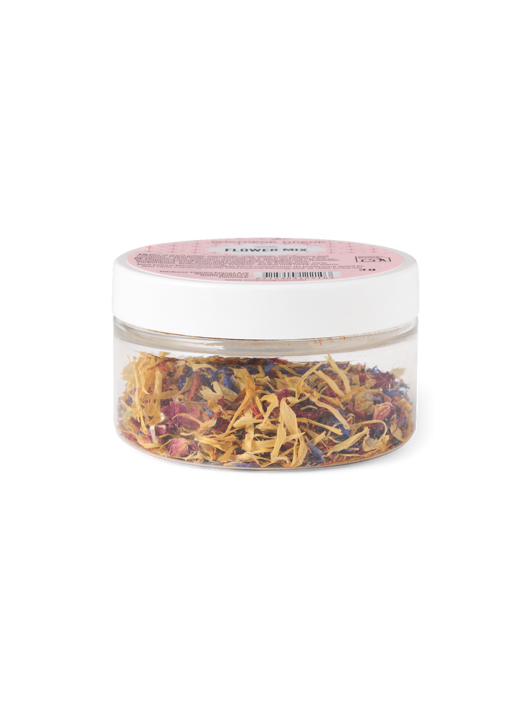 Dried edible flowers