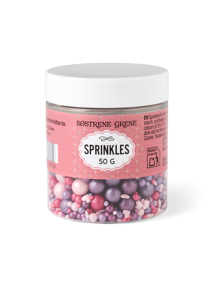 Purple sprinkles mix